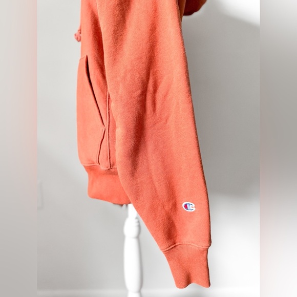 Champion Reverse Weave Burnt Orange Hoodie - Picture 3 of 6